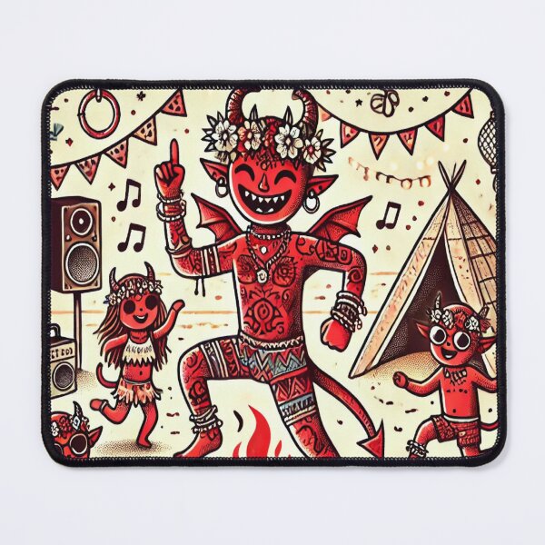 Item preview, Festive Devils: Beach Party Under the Stars designed and sold by anhemorda.