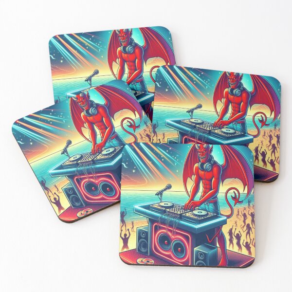 Item preview, Devil DJ: Spinning Beats at the Beach Party	 designed and sold by anhemorda.