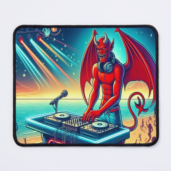 Item preview, Devil DJ: Spinning Beats at the Beach Party designed and sold by anhemorda.
