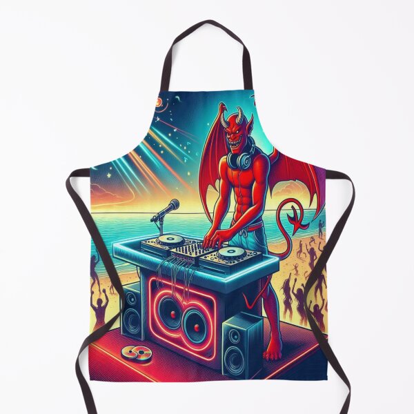 Item preview, Devil DJ: Spinning Beats at the Beach Party designed and sold by anhemorda.