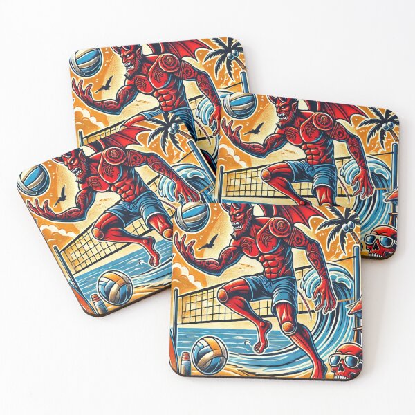 Item preview, Demon Volleyball: Fierce Game at the Beach	 designed and sold by anhemorda.