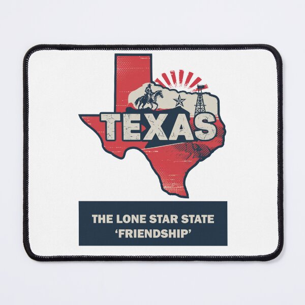 Item preview, USA State Maps Retro Travel Style TEXAS designed and sold by IBTees.