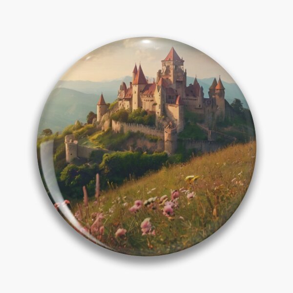 Item preview, Mystical Hilltop Fortress of the Mountains designed and sold by BlareBlare.