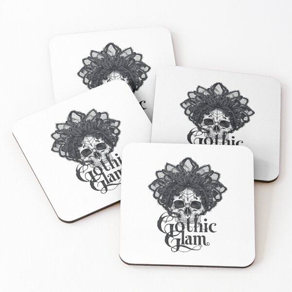 Item preview, Black and White Gothic Glam: A Patch of Dark Beauty designed and sold by SplashTastic.