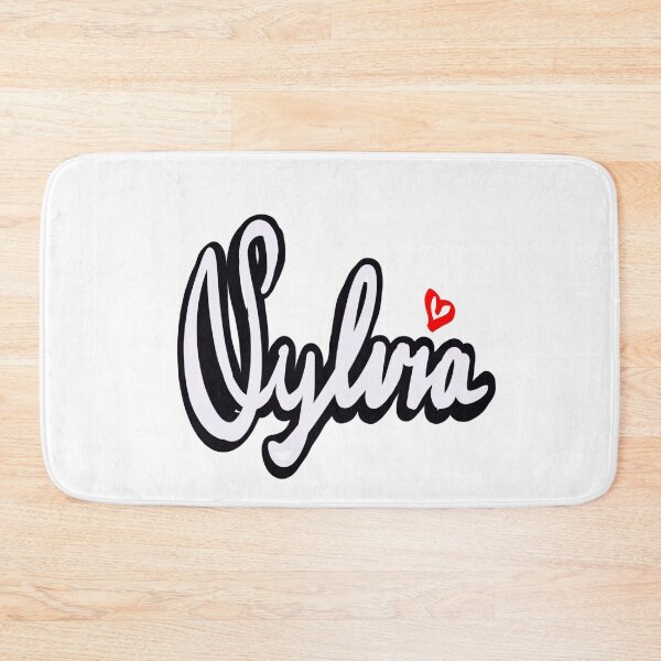 Item preview, Las niñas Sylvia nombran el nombre de la mujer en caligrafía cursiva blanca Sylvia designed and sold by Artonmytee.