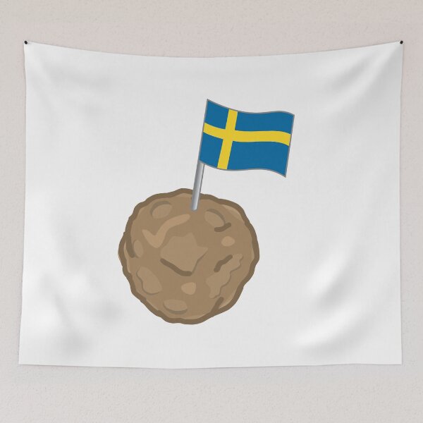 Item preview, ikea swedish meatballs sweden meme Sverige söt klistermärke designed and sold by ShopMaggieRose.