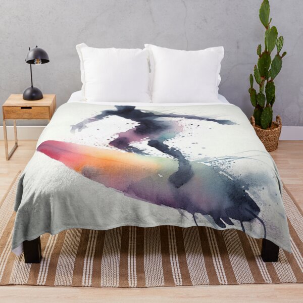 Item preview, Watercolor Surfer designed and sold by AiArtCreations1.