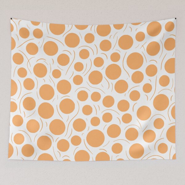Item preview, Orange Circles and lines pattern designed and sold by Pixevol.