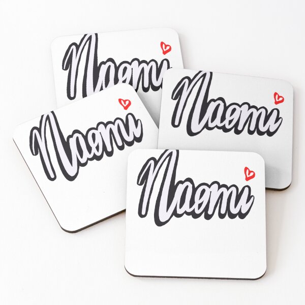 Item preview, Naomi girls name woman women’s first name in white cursive calligraphy Naomi designed and sold by Artonmytee.