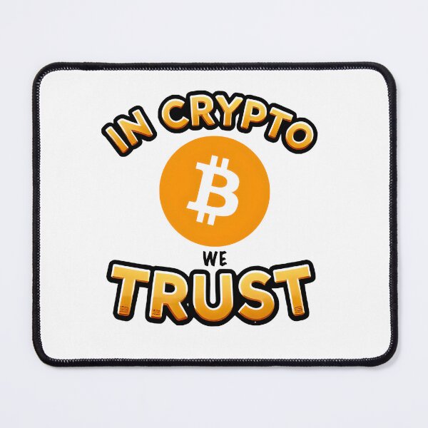 Item preview, In Crypto We Trust Bitcoin Logo designed and sold by NoCompetition.