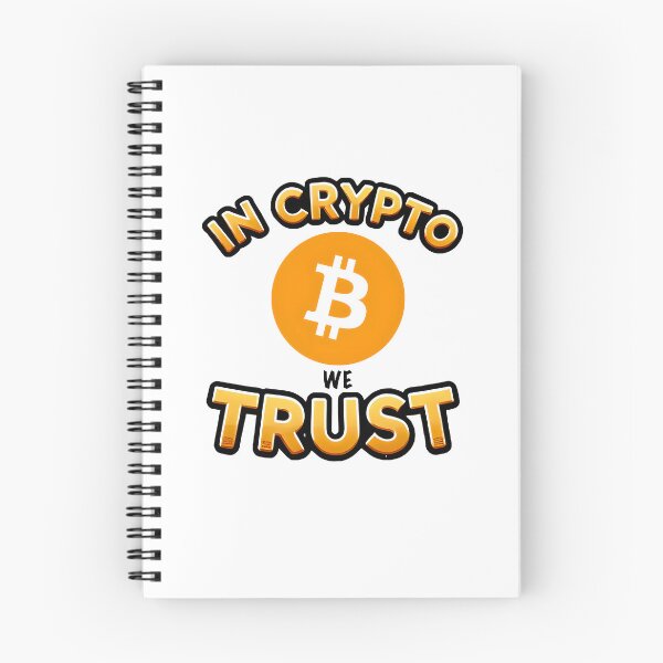 Item preview, In Crypto We Trust Bitcoin Logo designed and sold by NoCompetition.