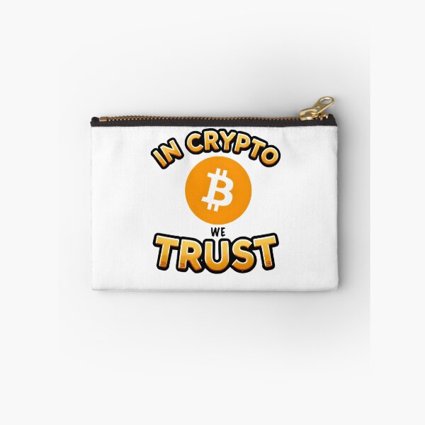 Item preview, In Crypto We Trust Bitcoin Logo designed and sold by NoCompetition.