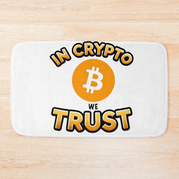 Item preview, In Crypto We Trust Bitcoin Logo designed and sold by NoCompetition.