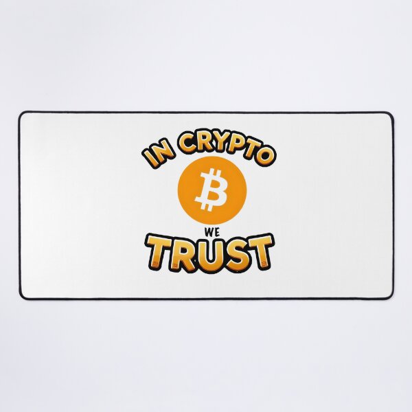 Item preview, In Crypto We Trust Bitcoin Logo designed and sold by NoCompetition.