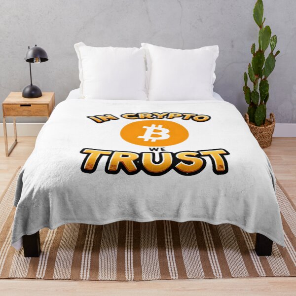Item preview, In Crypto We Trust Bitcoin Logo designed and sold by NoCompetition.