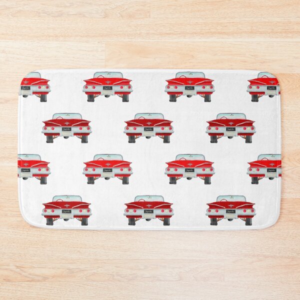 Item preview, Classic Red Convertible: Handpainted Retro Car Pattern designed and sold by Michael van der Hoorn.