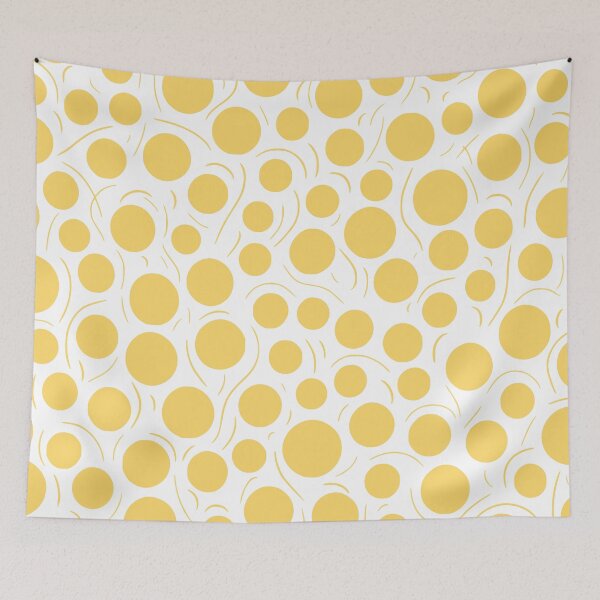 Item preview, Goldenrod Circles and lines pattern designed and sold by Pixevol.