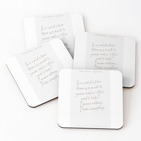 Item preview, Aaron Warner quote Shatter Me designed and sold by LEYLA Hunter.