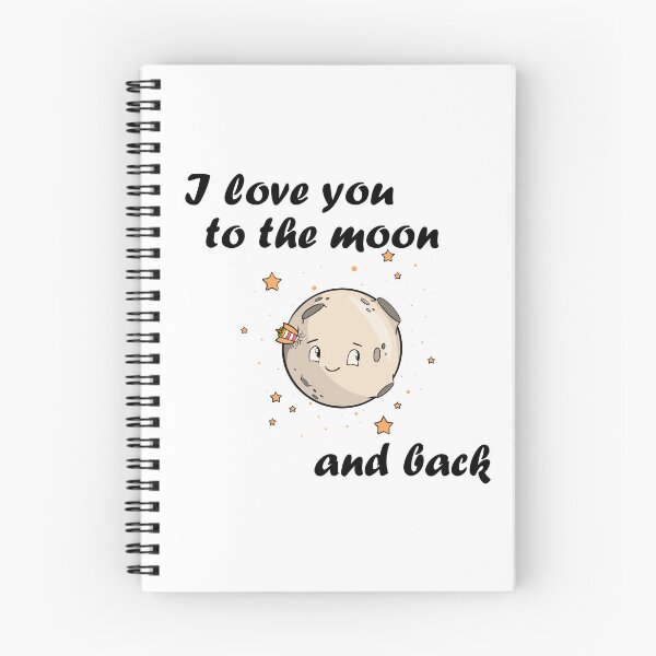 Item preview, I love you to the moon and back designed and sold by AhMath.