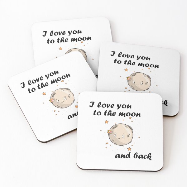 Item preview, I love you to the moon and back designed and sold by AhMath.