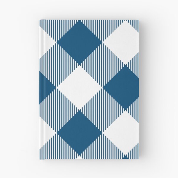 Item preview, Tartan, Large blue and white diagonal with vertical stripes designed and sold by Alex  Blud.