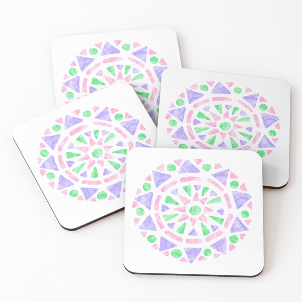 Item preview, Mandala Pink Purple Green Trigender Pride Flag designed and sold by JoyfulJen.