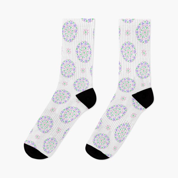 Item preview, Mandala Pink Purple Green Trigender Pride Flag designed and sold by JoyfulJen.