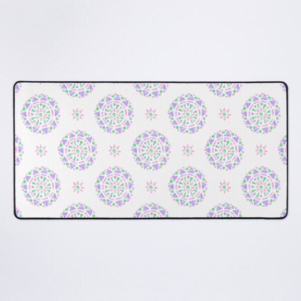 Item preview, Mandala Pink Purple Green Trigender Pride Flag designed and sold by JoyfulJen.