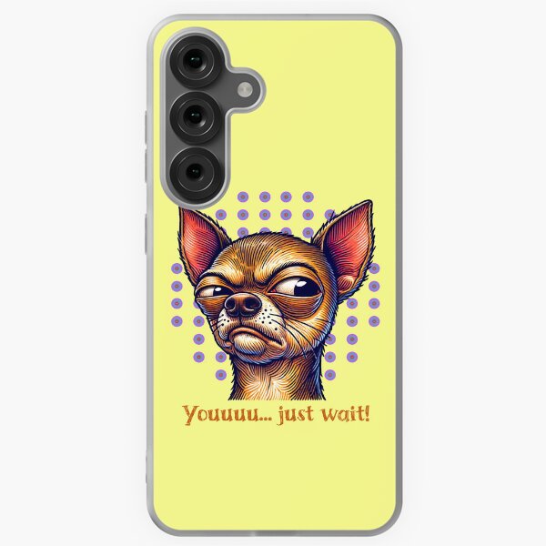 Item preview, Grumpy Chihuahua - Humorous Cartoon Dog Art designed and sold by SportyAndArtful.