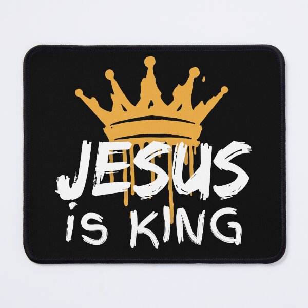 Item preview, Jesus is King (white) designed and sold by CherishedCloset.
