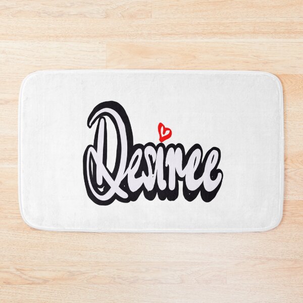 Item preview, Desiree girls name woman women’s first name in white cursive calligraphy personalised personalized customized name Gift for Desiree designed and sold by Artonmytee.