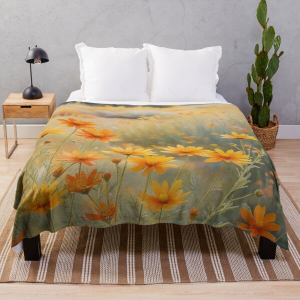 Item preview, Golden Meadow Bliss | Radiant Wildflower Landscape designed and sold by EyeArt Studio.