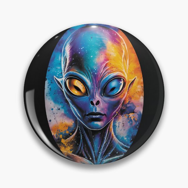 Item preview, Futuristic Gray Alien: Extraterrestrial Art for Modern Decor designed and sold by charlypicazo.