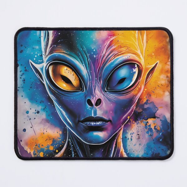 Item preview, Futuristic Gray Alien: Extraterrestrial Art for Modern Decor designed and sold by charlypicazo.