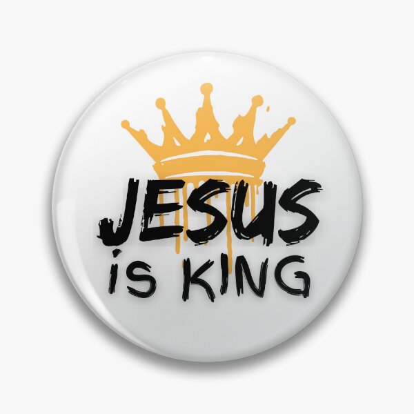 Item preview, Jesus is King (black) designed and sold by CherishedCloset.