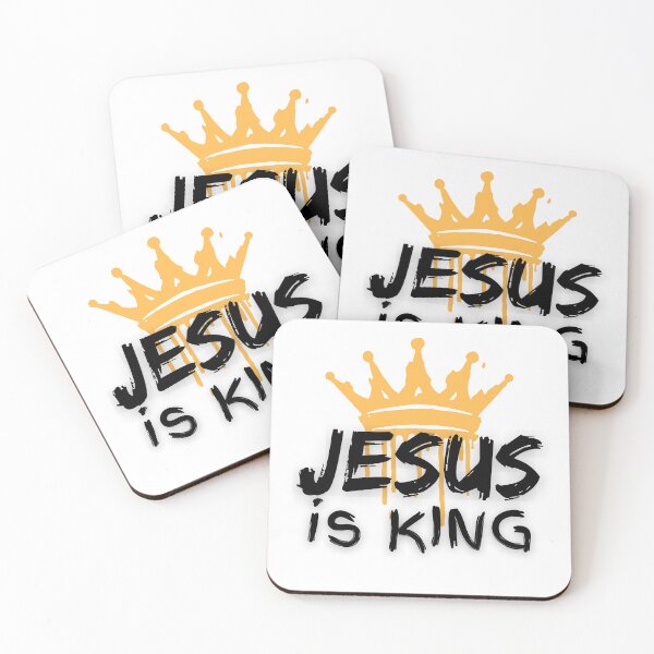 Item preview, Jesus is King (black) designed and sold by CherishedCloset.