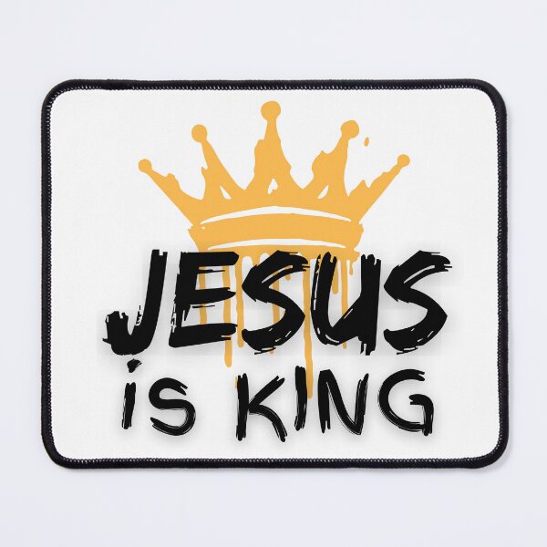 Item preview, Jesus is King (black) designed and sold by CherishedCloset.