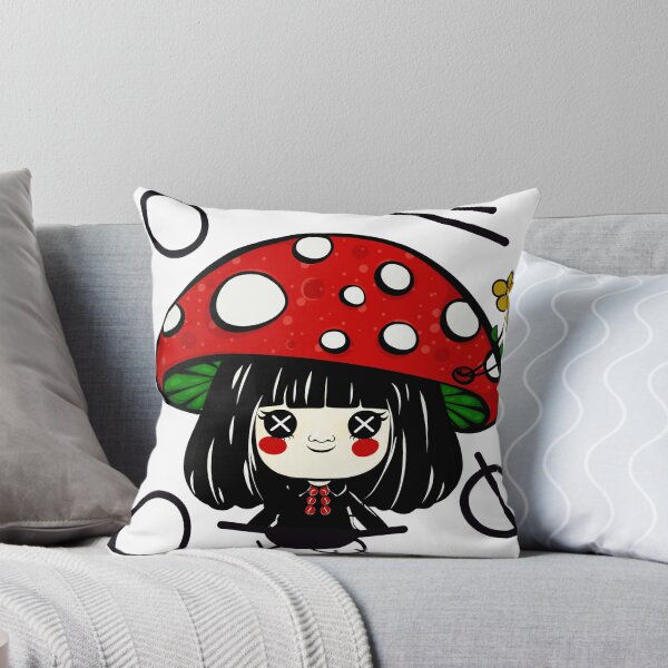 Item preview, Shroom Girl Ira with Abstract Pattern  designed and sold by VOKED.
