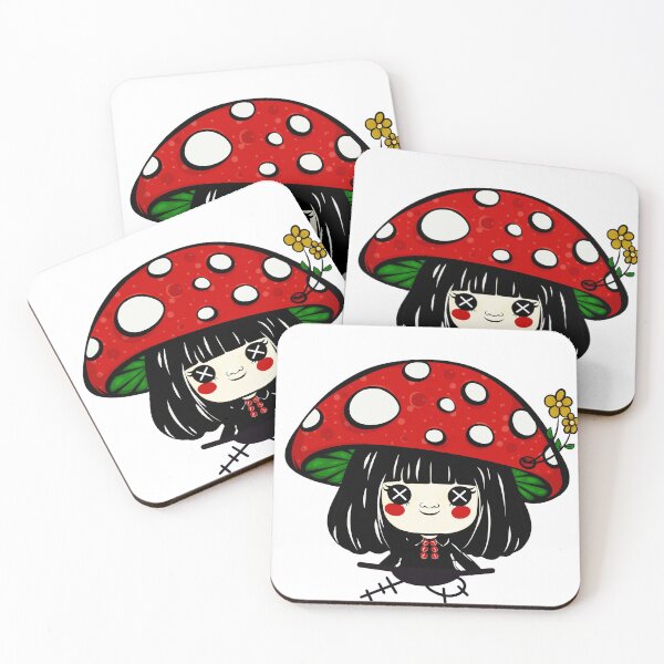 Item preview, Shroom Girl Ira with Abstract Pattern  designed and sold by VOKED.