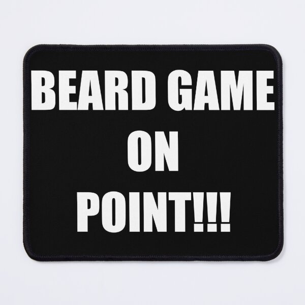 Item preview, Beard Game On Point: Bold White Slogan Design designed and sold by GrizzlyCollective.