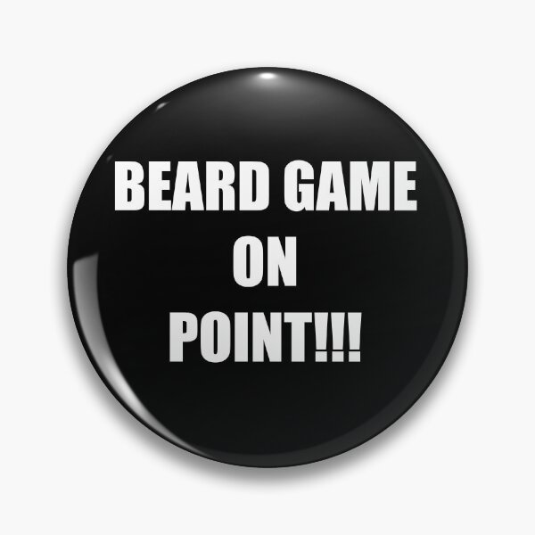 Item preview, Beard Game On Point: Bold White Slogan Design designed and sold by GrizzlyCollective.
