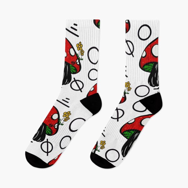 Item preview, Shroom Girl Ira with Abstract Pattern  designed and sold by VOKED.