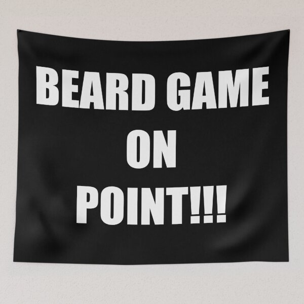 Item preview, Beard Game On Point: Bold White Slogan Design designed and sold by GrizzlyCollective.
