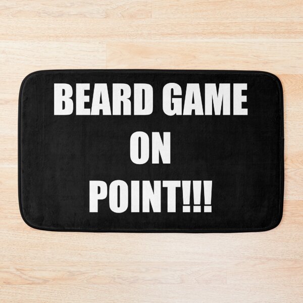 Item preview, Beard Game On Point: Bold White Slogan Design designed and sold by GrizzlyCollective.