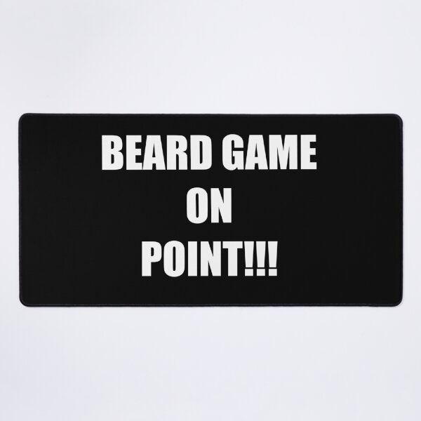 Item preview, Beard Game On Point: Bold White Slogan Design designed and sold by GrizzlyCollective.