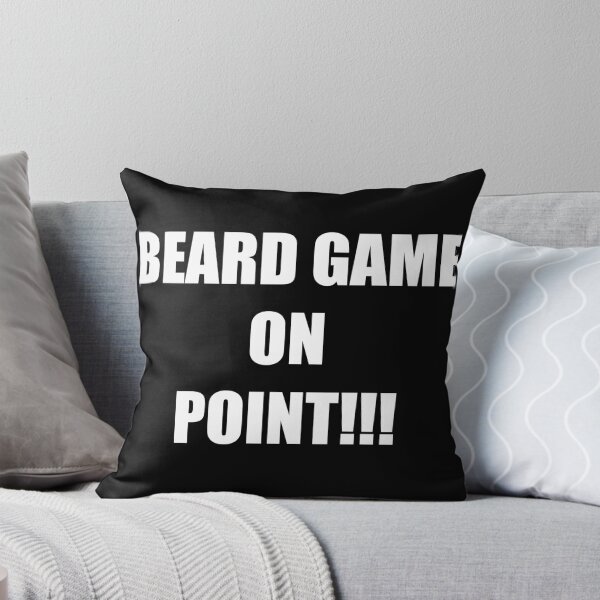 Item preview, Beard Game On Point: Bold White Slogan Design designed and sold by GrizzlyCollective.