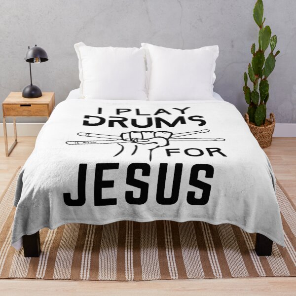 Item preview, I play drums for Jesus designed and sold by CherishedCloset.