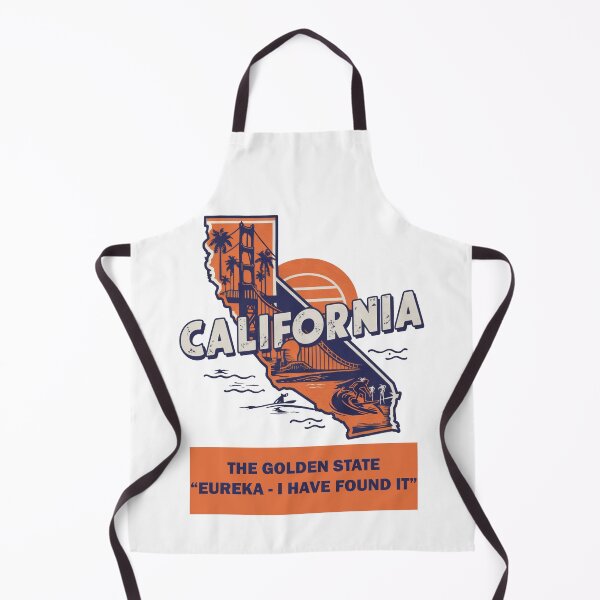 Item preview, USA State Maps Retro Travel Style CALIFORNIA designed and sold by IBTees.