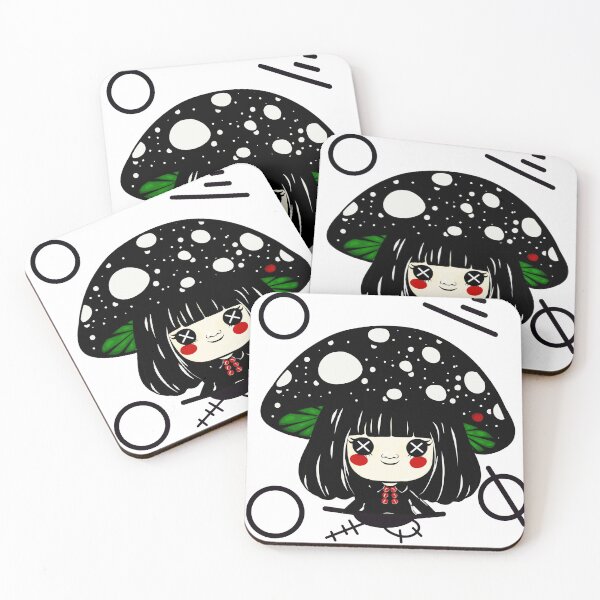 Item preview, Shroom Girl Ira with Abstract Pattern  designed and sold by VOKED.