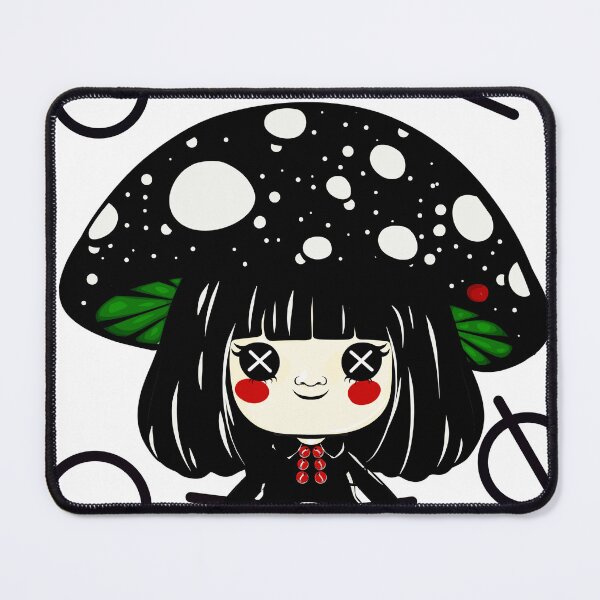 Item preview, Shroom Girl Ira with Abstract Pattern designed and sold by VOKED.